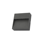 Yukon Outdoor Wall Light Square Eyelid Anthracite IP65 LED<br>Matt Grey