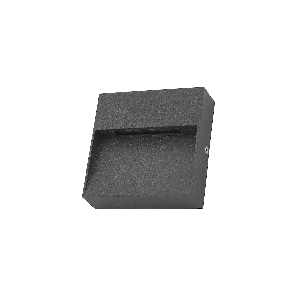 Yukon Outdoor Wall Light Square Eyelid Anthracite IP65 LED<br>Matt Grey
