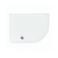 Merlyn Mstone 900x760mm Offset Quadrant Shower Tray - Right Hand - D976QR