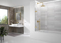 Arysto Single Hinged Bath Screen GMBS1 Chrome