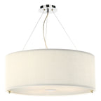 Zaragoza 6 Light Pendant Cream 90cm<br>Cream