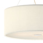 Zaragoza 6 Light Pendant Cream 90cm<br>Cream