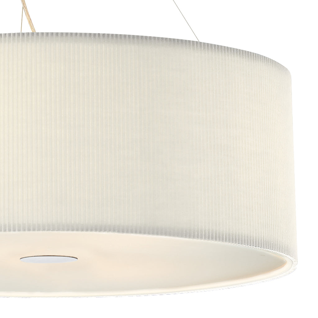 Zaragoza 6 Light Pendant Cream 90cm<br>Cream