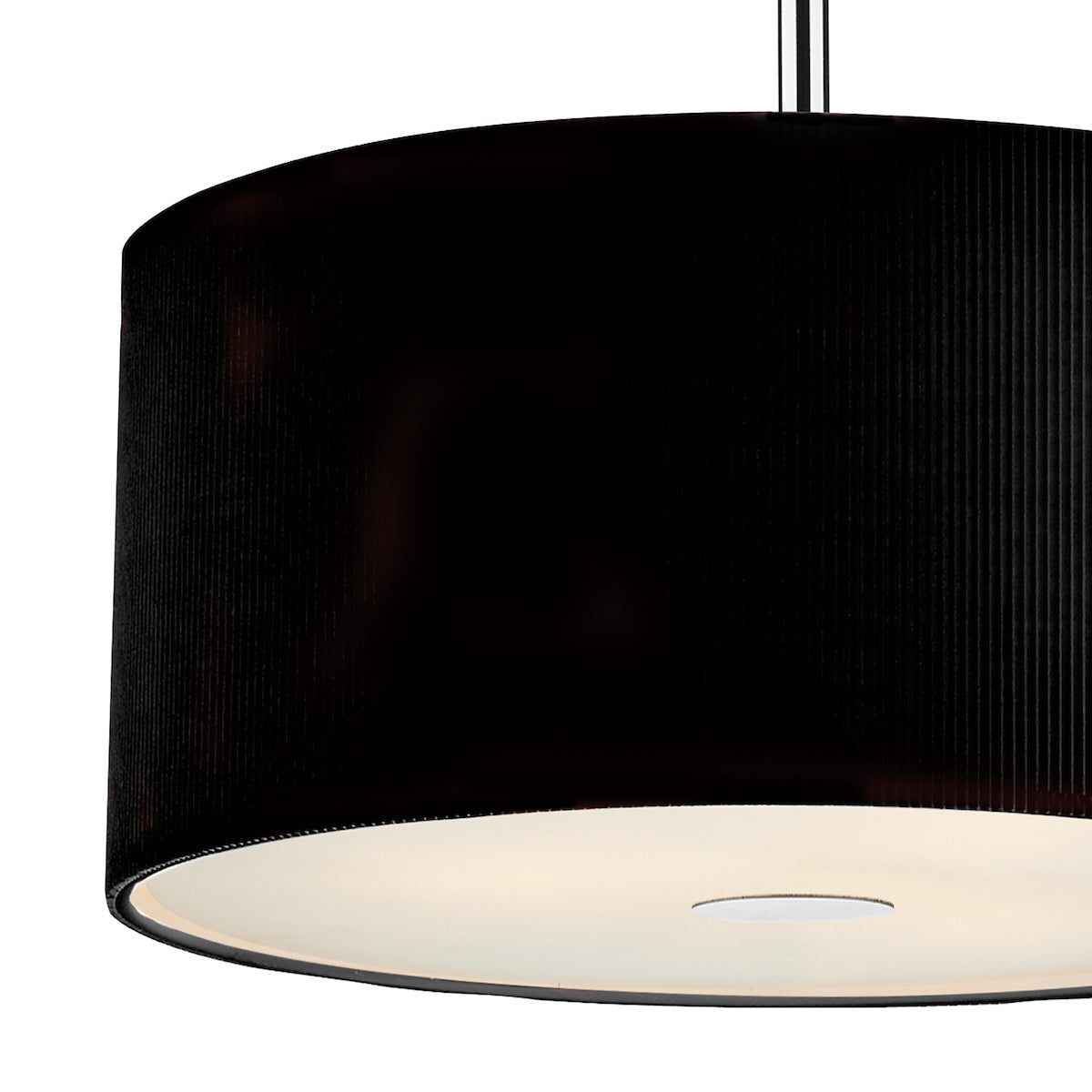 Zaragoza 3 Light Pendant Black 40cm<br>Black