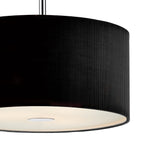Zaragoza 3 Light Pendant Black 40cm<br>Black