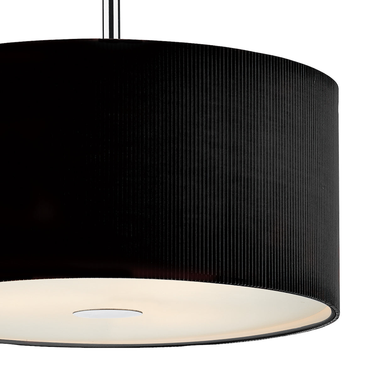 Zaragoza 3 Light Pendant Black 40cm<br>Black