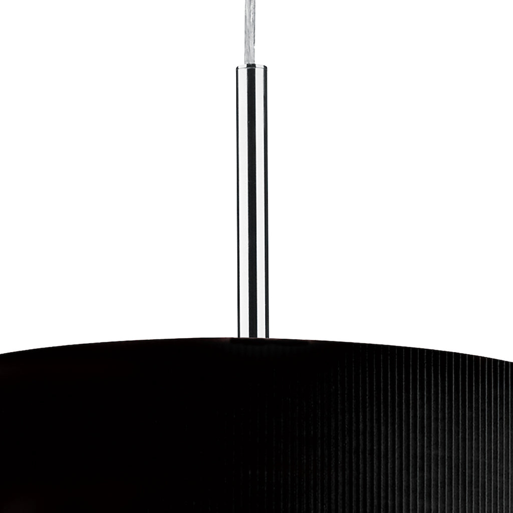 Zaragoza 3 Light Pendant Black 40cm<br>Black