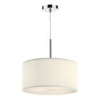 Zaragoza 3 Light Pendant Cream 40cm<br>Cream