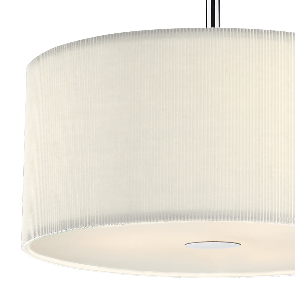 Zaragoza 3 Light Pendant Cream 40cm<br>Cream