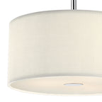 Zaragoza 3 Light Pendant Cream 40cm<br>Cream