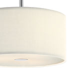 Zaragoza 3 Light Pendant Cream 40cm<br>Cream