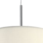 Zaragoza 3 Light Pendant Cream 40cm<br>Cream