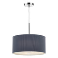 Zaragoza 3 Light Pendant Grey 40cm<br>Grey