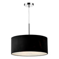 Zaragoza 3 Light Pendant Black 60cm<br>Black