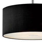 Zaragoza 3 Light Pendant Black 60cm<br>Black