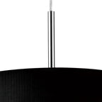 Zaragoza 3 Light Pendant Black 60cm<br>Black