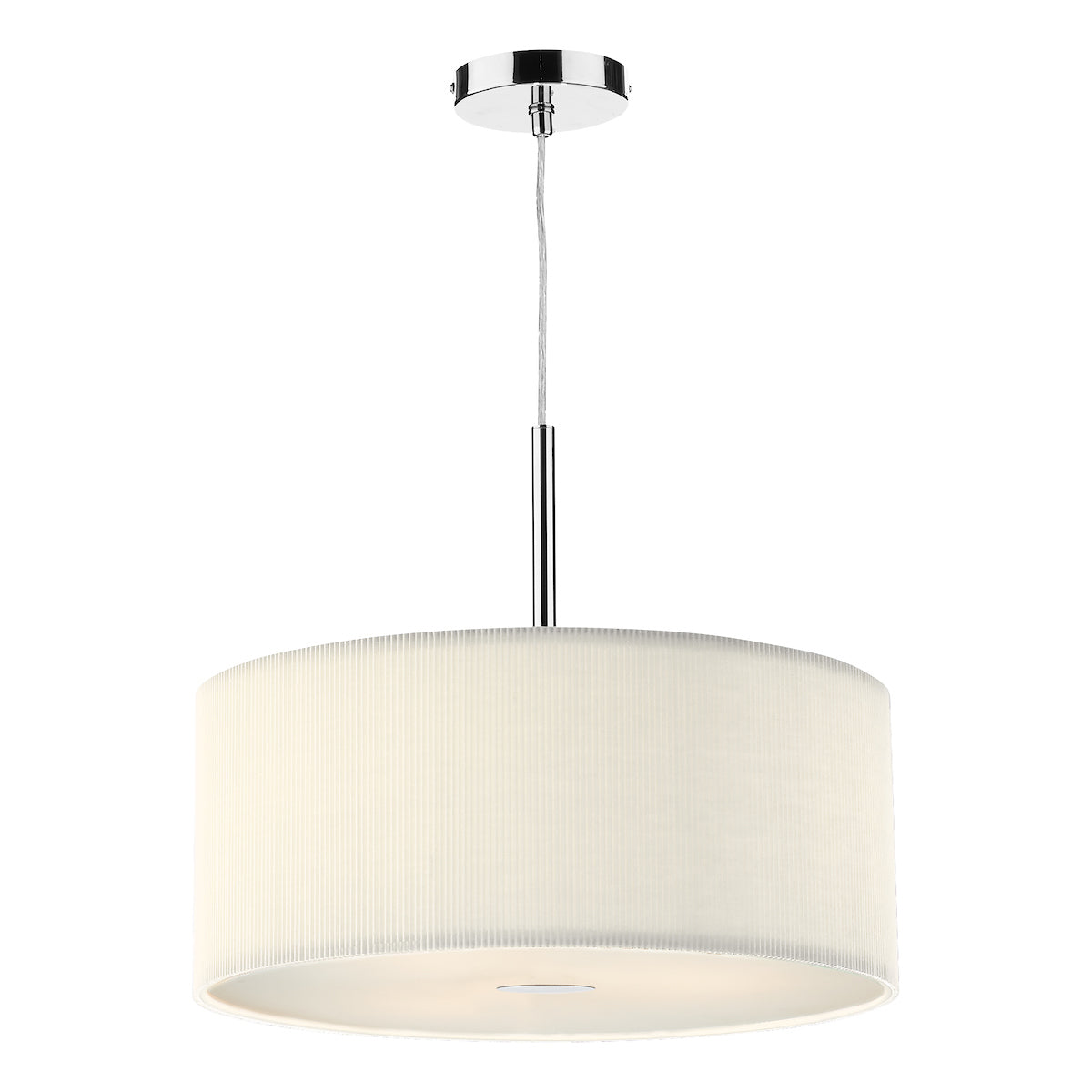 Zaragoza 3 Light Pendant Cream 60cm<br>Cream