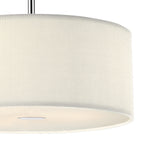 Zaragoza 3 Light Pendant Cream 60cm<br>Cream
