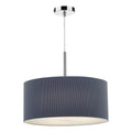 Zaragoza 3 Light Pendant 60cm Grey<br>Grey