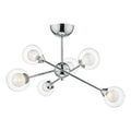 Zeke 6 Light Semi Flush Polished Chrome<br>Polished Chrome