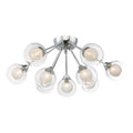 Zeke 9 Light Semi Flush Polished Chrome<br>Polished Chrome