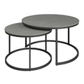 Zico Grey Ceramic Coffee Table Set - Pair
