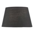 Zira Black Faux Silk Candle Clip Shade 18cm<br>Black