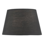 Zira Black Faux Silk Candle Clip Shade 18cm<br>Black