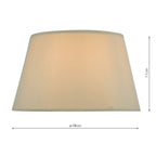 Zira Taupe Faux Silk Candle Clip Shade 18cm<br>Taupe