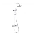 Bristan Zing2 Thermostatic Rigid Bar Mixer Shower with Shower Kit and Fixed Head - Chrome