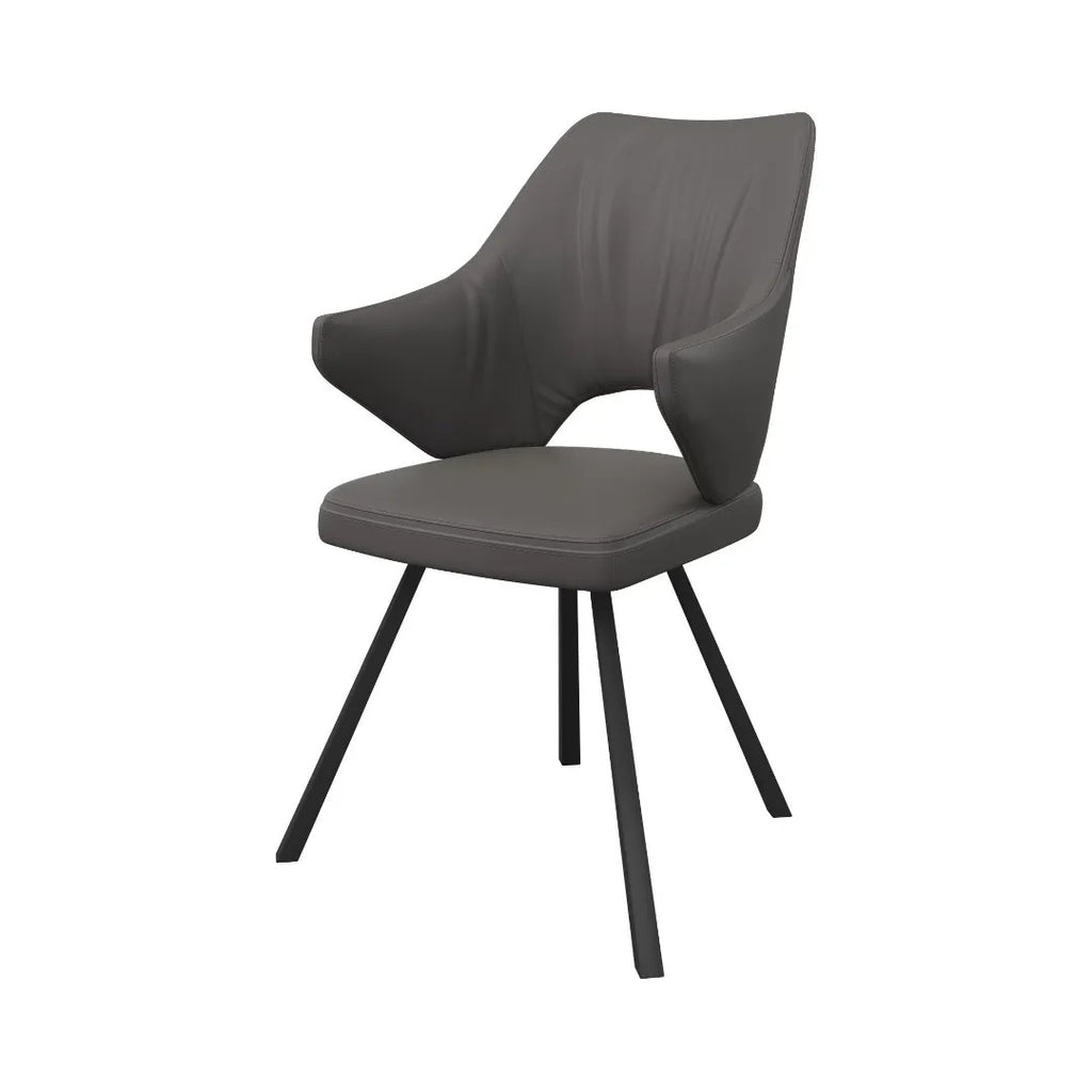 Zola Dining Chair Grey - Pair