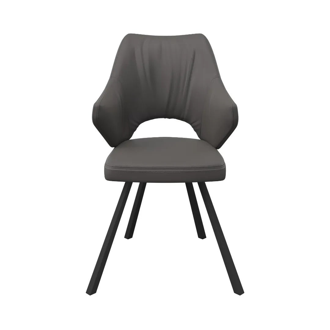 Zola Dining Chair Grey - Pair