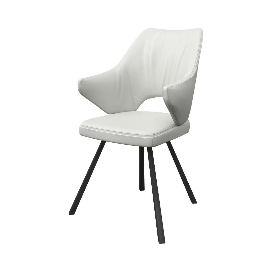 Zola Dining Chair White - Pair