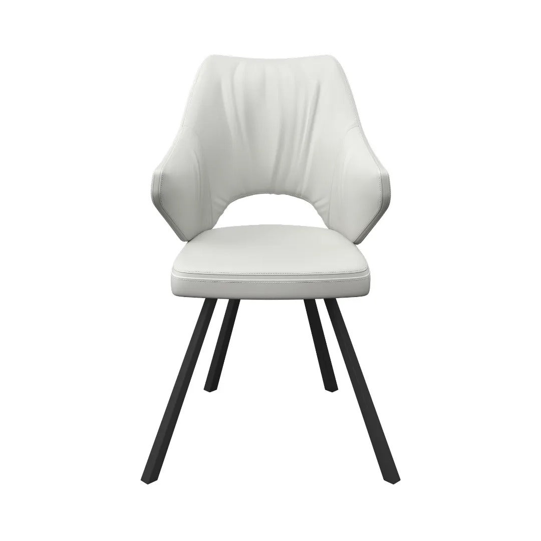 Zola Dining Chair White - Pair