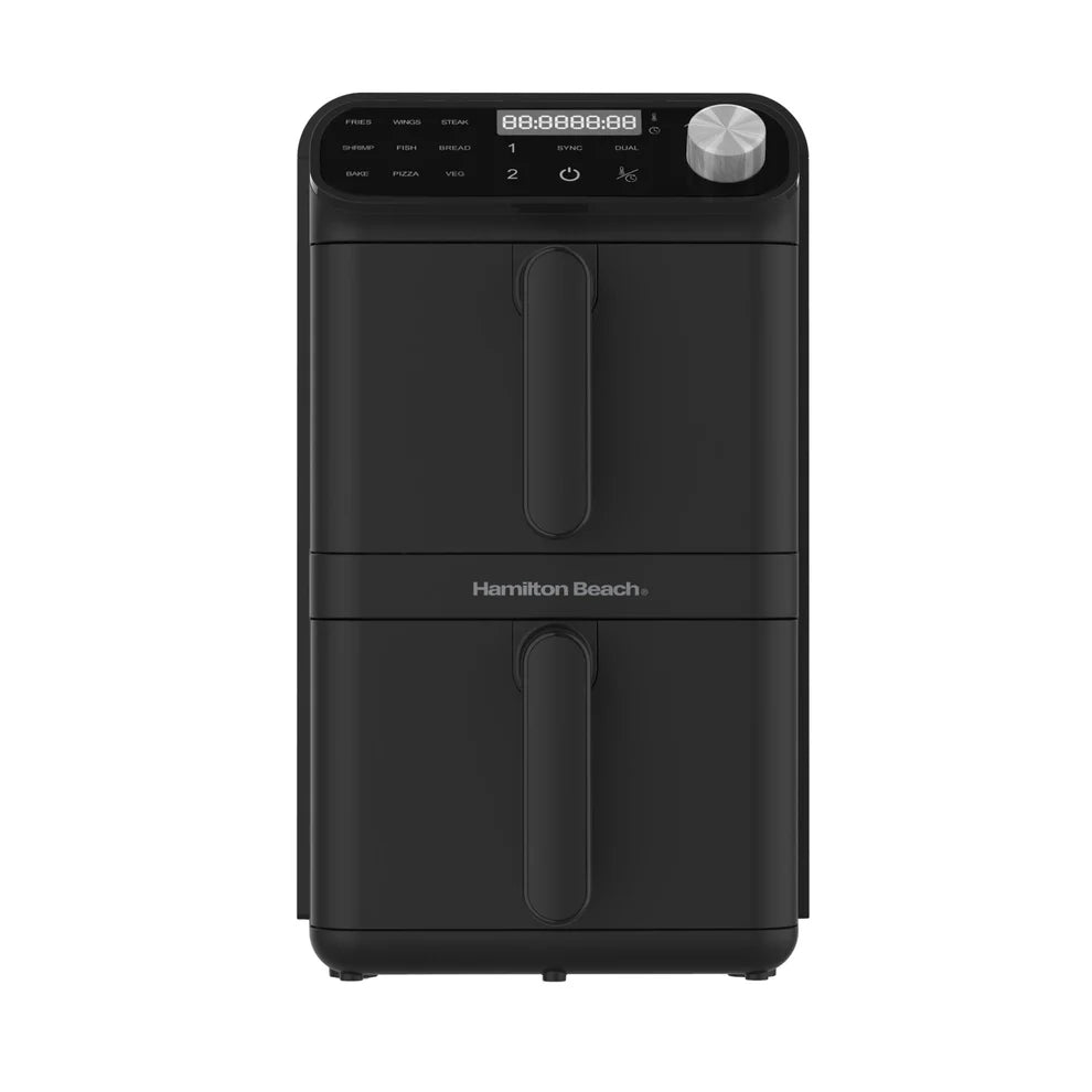 Hamilton Beach HBA11B XXL 11L Dual-Stack 2 Drawer Air Fryer