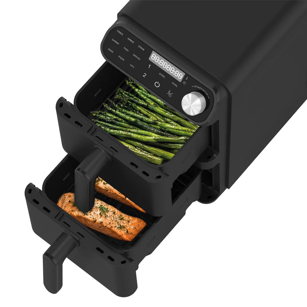 Hamilton Beach HBA11B XXL 11L Dual-Stack 2 Drawer Air Fryer