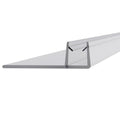 Croydex Universal F-Shape Bath Screen Seal - 1830 x 5-6mm