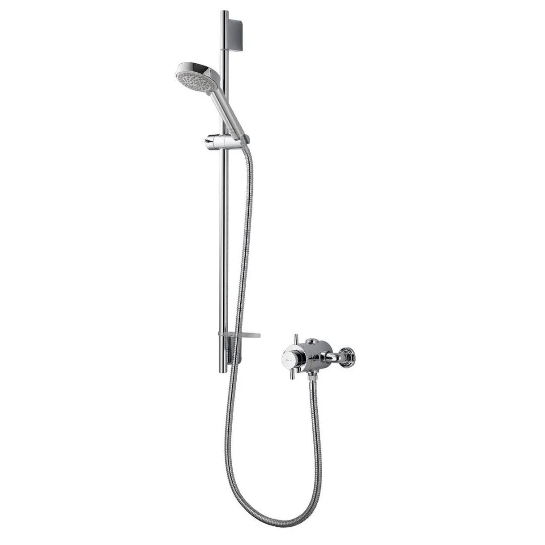 Aqualisa Aspire Shower Mixer With Adjustable Head - Chrome