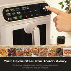 Hamilton Beach HBA12ST DualStack 11L Smart Air Fryer - Stone & Brushed Brass