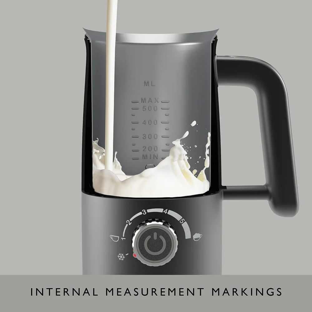 DUALIT 84150 Electric Milk Frother Max - 580ml Capacity - Black