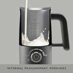 DUALIT 84150 Electric Milk Frother Max - 580ml Capacity - Black