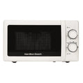 Hamilton Beach HBMX79SSW 20L Manual Microwave With Stainless Steel Cavity-White