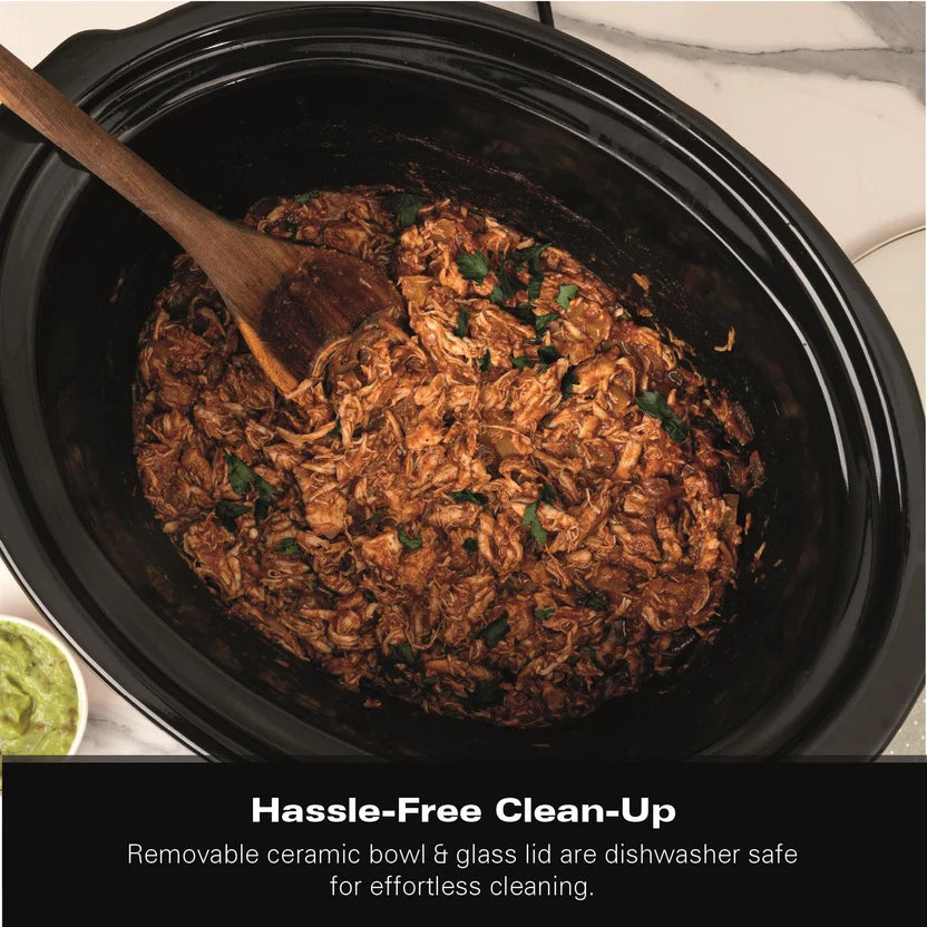 Hamilton Beach HBCDE650BLK 6.5L Digital Oval Slow Cooker - Black