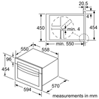 Bosch Serie 4 CMA583MS0B Built-in Combination Microwave - Stainless Steel