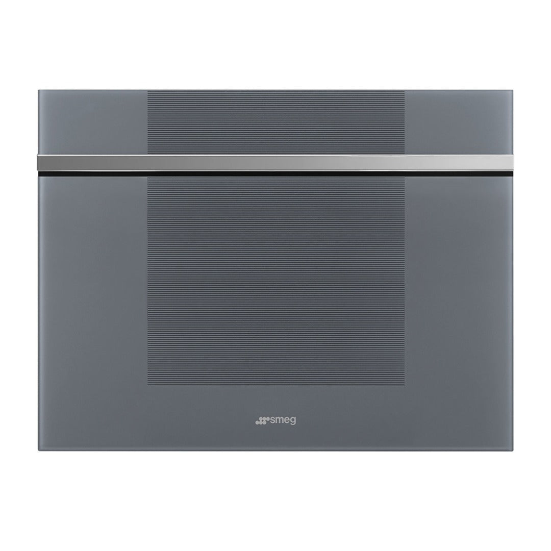 Smeg CVI121S3 Linea Compact Wine Cooler Reversible hinge in Silver Glass