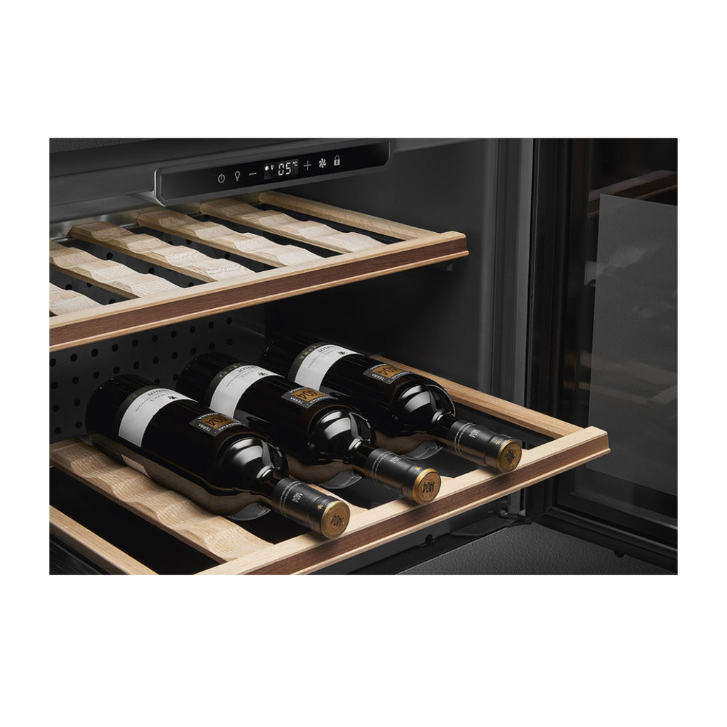 Smeg CVI121S3 Linea Compact Wine Cooler Reversible hinge in Silver Glass