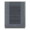 Smeg CVI138LS3 Linea Under Counter Wine Cooler with Left Hand Hinge Silver Glass