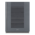 Smeg CVI138RS3 Linea Under Counter Wine Cooler with Right Hand Hinge Silver Glass