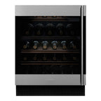 Smeg CVI338LX3 Classic Under Counter Wine Cooler with Left Hand Hinge Stainless Steel