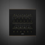 Smeg CVI629NR3 Dolce Stil Novo Wine Cooler Reversible Hinge Eclipse Glass